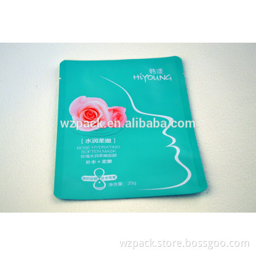aluminum foil plastic packaging bags Custom made facial mask